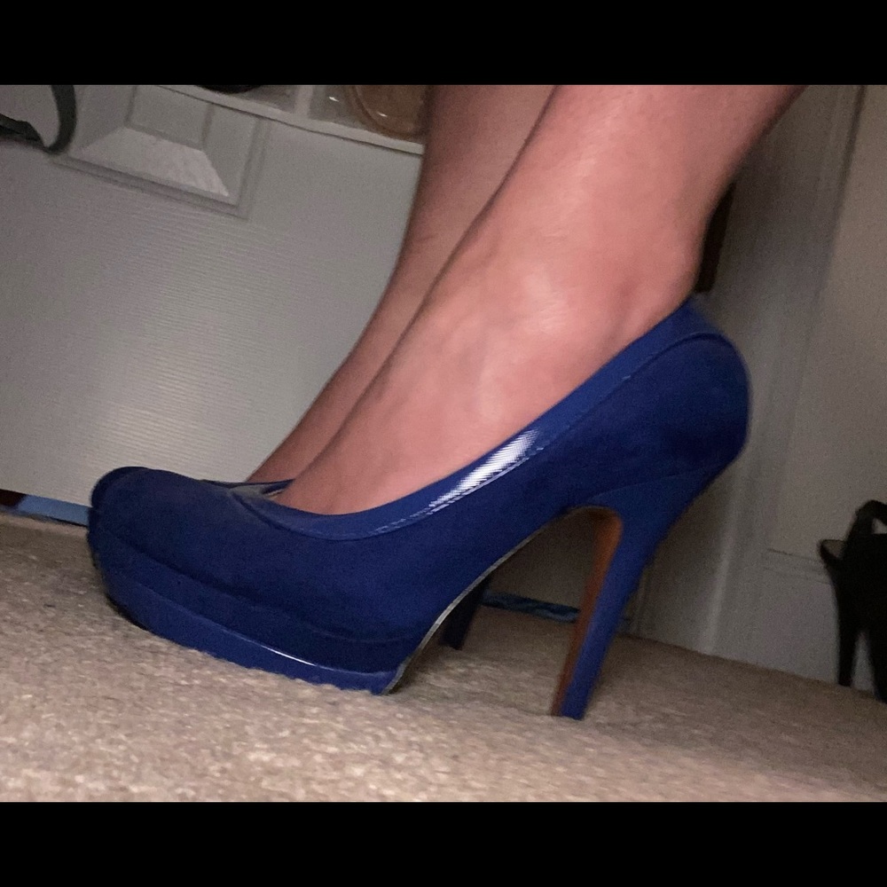Blue Baby Phat High Heel Pumps size 7